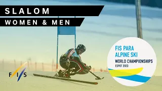 LIVE: Run 2 Men & Women Slalom - FIS PARA Alpine Ski World Championships