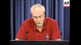 NASA briefing on Columbia shuttle disaster