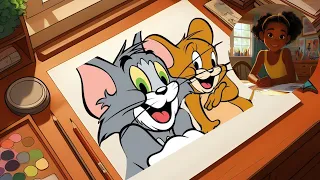 ImagineWithMira - Mira doodles Tom & Jerry and discusses the facts of their true friendship!