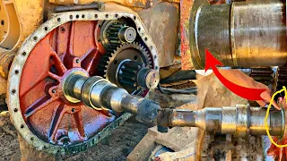 How to Repair Komatsu Bulldozer Tube Bearing Size |Pk Amazing Skills|