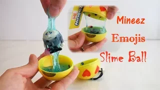 DIY Surprise Despicable Me 3 Mineez Emoji Slime Ball