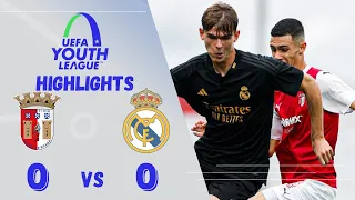 SPORTING BRAGA 0-0 REAL MADRID | UEFA YOUTH LEAGUE | EXTENDED HIGHLIGHTS | 24-10-2023