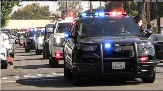 *100+ Vehicles & POLICE TESLAS* Ripon Menlo Park Police Show Parade 2023.