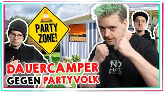 PARTY AUF DEM CAMPINGPLATZ!? ⛺ Dauercamper gegen Partyvolk! - 360er Doku React 👌