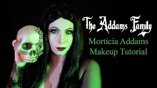 Morticia Addams from The Addams Family Makeup Tutorial for Halloween & Cosplay