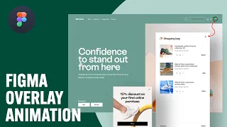 Figma Tutorial Overlay - How to design Animated Sidebar/Modal in figma