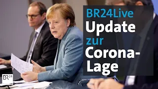 BR24Live: Bund-Länder-Gipfel zur aktuellen Corona-Lage und Lockdown-Verlängerung | BR24