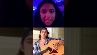 Madison Reyes first IG live with Charlie!!!