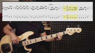 Mr. Big - To Be With You (bass cover with tabs in video)