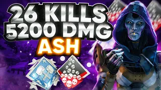 ЗР-243! 26 KILLS & 5200 DAMAGE ON ASH ! эш гайд апекс легенд реликвия apex legends ash