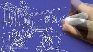 Рисованное видео от студии "Вечер Explain" | Blueprint | Мультимедиа-интегратор |