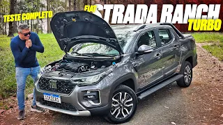 Nova Fiat Strada Ranch Turbo - ANDA BEM? BEBE MUITO?  MELHOR QUE A MONTANA? SAIBA TUDO SOBRE A LÍDER