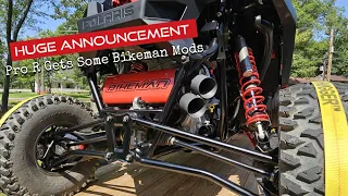 The Pro R gets some Bikeman Performance upgrades. BIG NEWS. Polaris Pro R Exhaust.