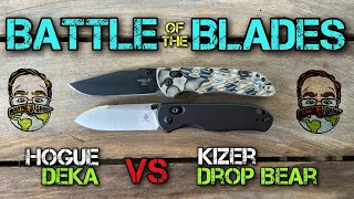 Battle of the Blades: Kizer Drop Bear vs. Hogue Deka!! Two great EDC knives in a super close battle!