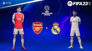 FIFA 23 - Arsenal vs Real Madrid | UEFA Champions League 23/24 | PS5™ Gameplay [4K60]