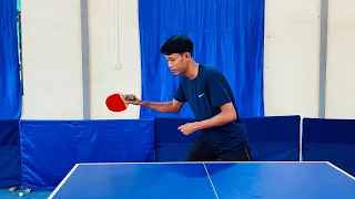 How to play forehand drive for pen holder?