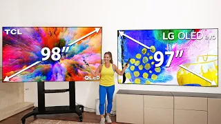 Huge QLED vs OLED TVs