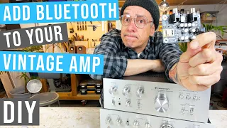 Add a Bluetooth board into your Vintage Amplifier | DIY Pimp my Amp.