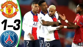 Manchester United vs PSG 1-3 All goals extended and highlights