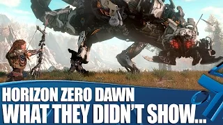 Horizon Zero Dawn: What they didn't show at the conference...