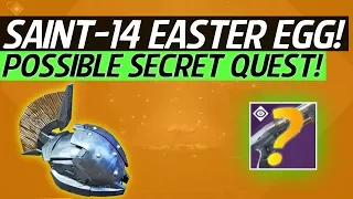 Destiny 2 - Saint-14 Secret Tomb Easter Egg! Possible Perfect Paradox Secret Quest & Inside Tomb!