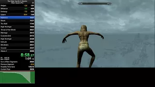 The Elder Scrolls V: Skyrim Main Quest Speedrun in 39:23 IGT