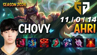 GEN Chovy AHRI vs YONE Mid - Patch 14.5 KR Ranked CHALLENGER | lolrec