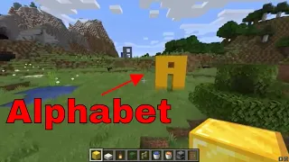 The ultimate minecraft alphabet