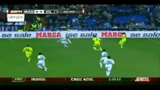 Real Madrid-Villarreal 6-2 Second Half Highlights All Goals 21.2.2010