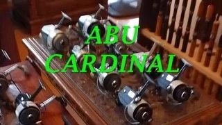 OLD COLLECTION OF ANGLE ANGLE OF A KIND "ABU CARDINAL" original.. made in sweeden