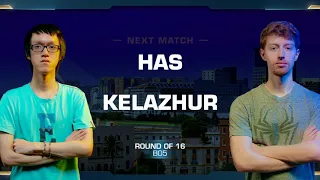 Has vs Kelazhur PvT - Round of 16 - WCS Valencia 2018 - StarCraft II
