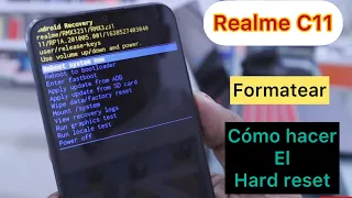 formatear REALME C11 [ modo recovery ] hard reset