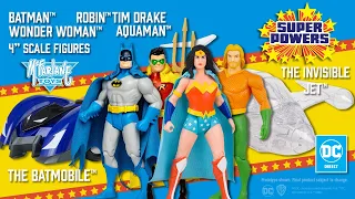 NEW DC Direct Super Powers™ (4) 4" Figures and (2) Vehicles | Action Figure Showcase