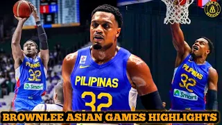 JUSTINE BROWNLEE ASIAN GAMES  HIGHLIGHTS, GILAS PILIPINAS!!