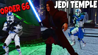 501st ORDER 66 Siege of JEDI TEMPLE! - Star Wars: Battlefront II Remastered Mod