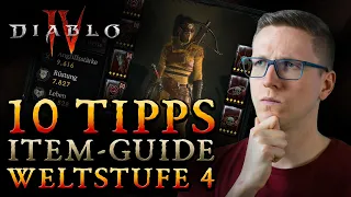 10 wichtige Tipps: Item Guide für Weltstufe 3 und 4 - Diablo 4
