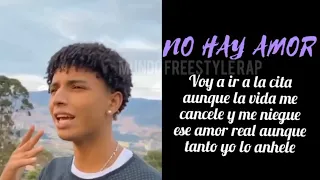 NO HAY AMOR (LETRA)💔EL LD