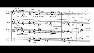 Olivier Messiaen - Cinq Rechants for Twelve Voices (1948) [Score-Video