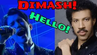 Dimash - Hello (Lionel Ritchie Cover) | REACTION!!!