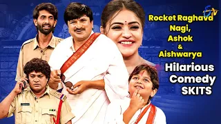 Rocket Raghava, Nagi, Ashok & Aishwarya Hilarious Comedy Skits | Jabardasth | ETV Telugu
