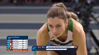 Championships Final European Indoor long Jump | Nastassia Mironchyk-Ivanova - 2019