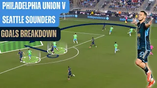 Goals Breakdown: Philadelphia Union v Seattle Sounders (4/30/24)