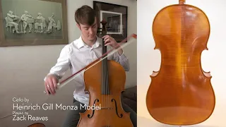 Heinrich Gill Monza cello / Zack Reaves / at the Metzler Violin Shop