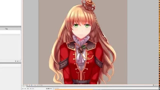 Live2D Demo - Hair Waving In Wind