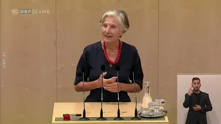 Irmgard Griss NEOS   Politik live Nationalratssitzung vom 02 07 2019