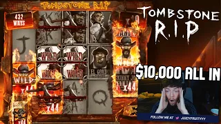 MASSIVE WIN SESSION ON TOMBSTONE RIP! (STAKE)