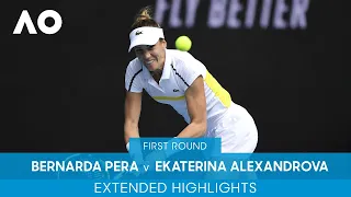 Bernarda Pera v Ekaterina Alexandrova Extended Highlights (1R) | Australian Open 2022