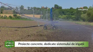 Proiecte concrete, dedicate sistemului de irigații 03 02 2021