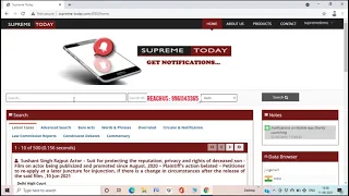 Supreme Today legal software Online version Demo | Supreme Today legal software tutorial