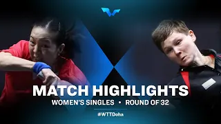 Yuan Jia Nan vs Nina Mittelham | WTT Contender Doha 2021 | Women's Singles | R32 Highlights